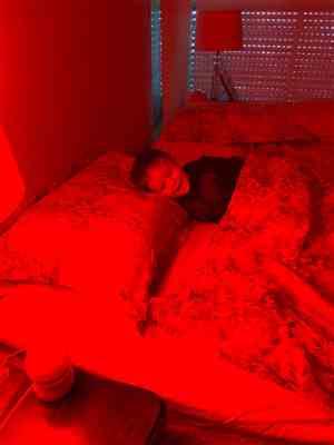 Lida Magiris verified customer review of Twilight Red Light Bedtime Bulb