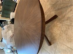 English Georgian America  Modern Round Extension Dining Table Review