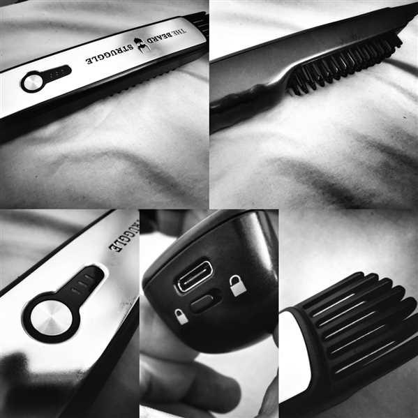 beard struggle beard straightener