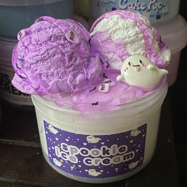 Purple 500g Bingsu Beads Slime Crunchy Iridescent Crafting Slime