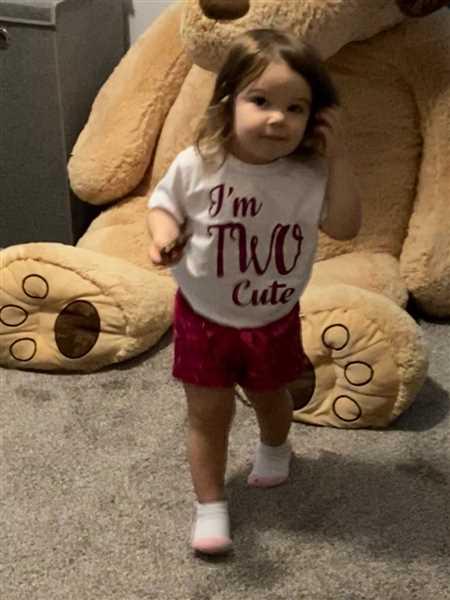 Jennifer Danzey verified customer review of I'm Two Cute 2nd Birthday Outfit