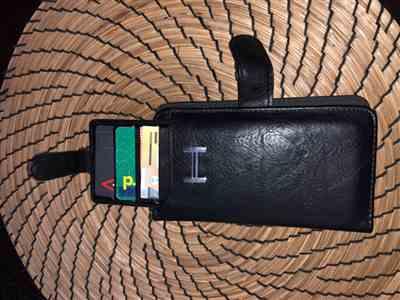Ian M. verified customer review of Genuine leather hand lance wallet 9 cards detached iPhone X 10 case