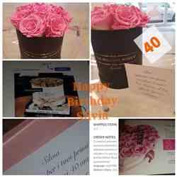 silvia p. verified customer review of The Million Basic - Candy Pink Eternity Roses - Black Box