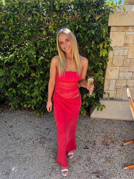 strapless open back dress Asta resort Ana dress  Rent and Rotate