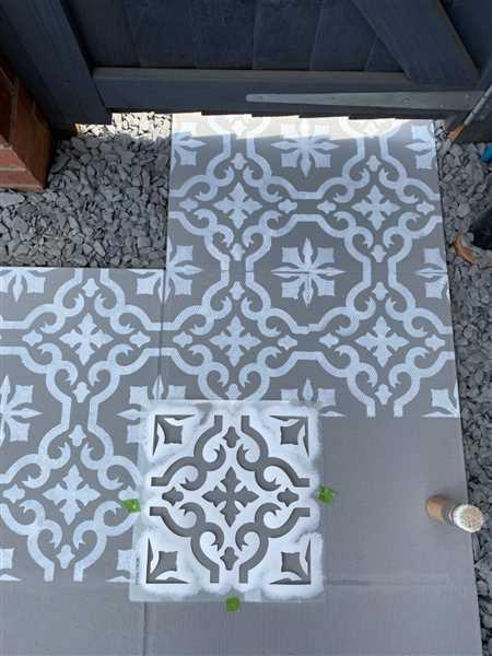 Floors /& more Salamanca TILE Stencil Home Decor Pattern STENCIL Paint Walls
