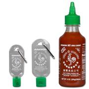 Mini Naga Sriracha Hot Sauce Chilli Keychain navires Full-Réutilisable Étanche 