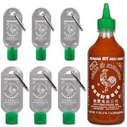 Sriracha2Go, A Tiny Refillable Bottle of Sriracha That Clips to a Keychain