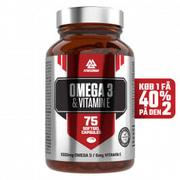 Omega-3 med E-vitamin (75 kapsler)
