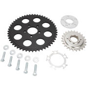 Belt to Chain Conversion Kit Harley-Davidson Dyna 1994-99 - Black Sprocket Product Image