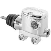 Rear Brake Master Cylinder Assembly - Chrome - 2008-2021 Harley-Davidson FLHT/FLHX/FLHR/FLTR/FLTRX/FLTRU/FLTRK Product Image