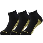 *CLOSE OUT* Athletic Quarter Sock 3-Pack in Black version 1.0 Product Image