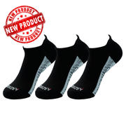 New Athletic Ankle Sock 3-Pack in Black improved version Product Image