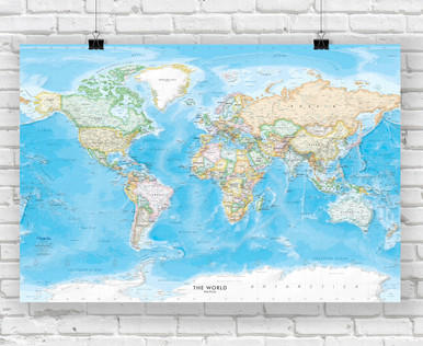 額装品/Old World Map Blue/ポスター 額装品/Old World Map Blue/ポスター Amazon.com: Framed 'Old