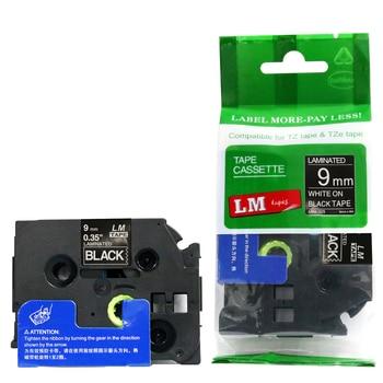 Brother TZe-741 3/4 Black On Green P-touch Tape - 0.7 18mm TZ741