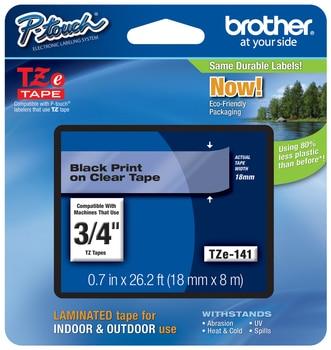 Brother TZe-231 P-touch Tape Black on White 1/2(0.47 12mm TZ-231)