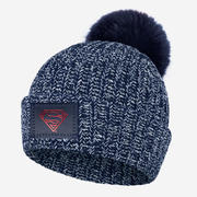 DC Comics Superman™ Navy and White Speckled Pom Beanie Product Image