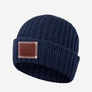 Navy Cuffed Beanie Product Image