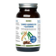 Sinkki + Karnosiini + Glutamiini -juomajauhe 120g - Biomed Product Image