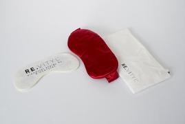 RE.LEASE RED SILK SLEEP MASK Product Image