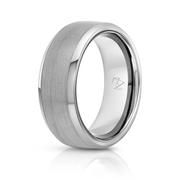 Silver Tungsten Ring - Minimalist Product Image