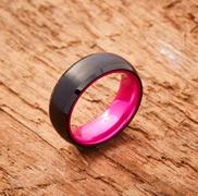 Tungsten Ring (Black) - Resilient Pink Product Image