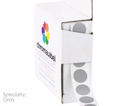 White ChromaLabel 1 inch Color-Code Dot Labels 1,000/Roll 