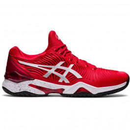 asics tennis shoes red