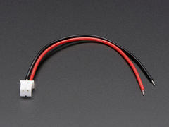 JST PH 2-Pin Cable - Female Connector 100mm Product Image