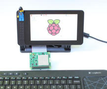 Smarti Pi Touch LEGO®* Compatible studs on front Touch stand for Pi Foundation PiTFT - 7" Touchscreen Display Product Image