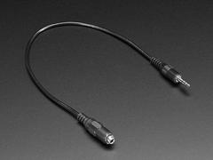 Panel Mount Stereo Audio Extension Cable - 1/8" / 3.5mm Product Image