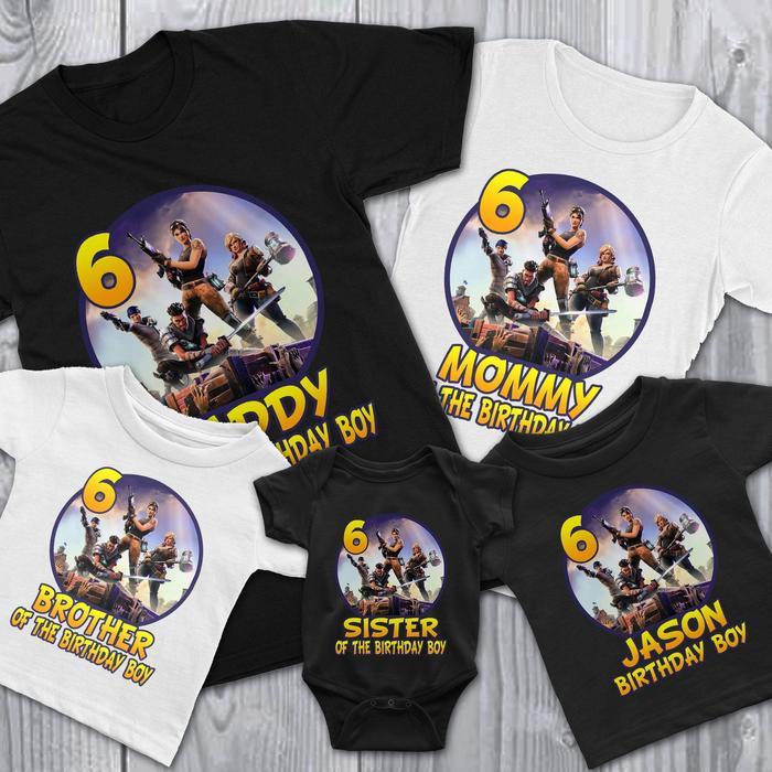 fortnite birthday shirt