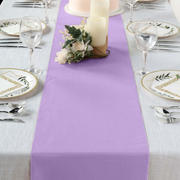 Polyester Table Runner 12"x108" Lavender - Wrinkle-Resistant & Durable Table Decor