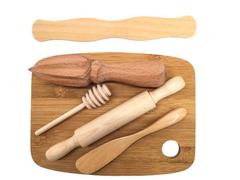 Wooden Playdough Tool Set