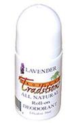 Aluminum-Free Virgin Coconut Oil Deodorant Roll-on - Lavender - 2 oz. Product Image