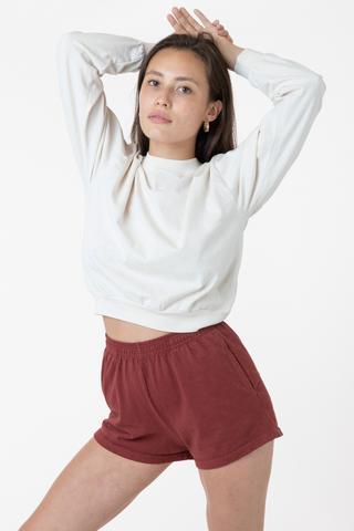 1214GD - Heavy Jersey Garment Dye Short Shorts Product Image