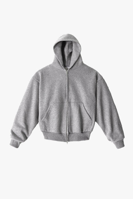 TRF10 - 12 oz. Tri-Blend Gabardine Fleece Double Pull Zip Hoodie Product Image