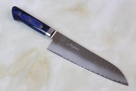 Japanese Blue Steel Knife - Blue Clouds Series