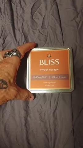 Bliss Edibles 1080mg THC - Sweet Escape - Customer Photo From Dave Ferguson
