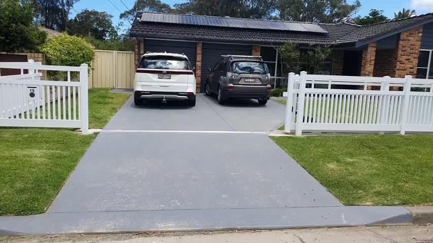 PVC - Semi Privacy Fencing Panel Kit 2388mm wide x 1200mm high. (Posts Purchased Separately) - Customer Photo From BRENT M.