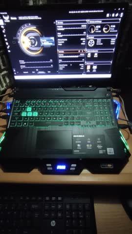 Cosmic Byte Meteoroid Cooling Pad with 6 Fans - RGB LED - Customer Photo From Shubhashish Sengupta