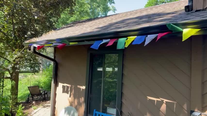 Traditional Prayer Flags Set of 10 - Customer Photo From Craig Mankowski