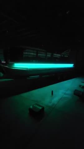 Pimp My Pontoon LED New Neon Style Under-Deck Glow Lighting Kit by Green Blob Outdoors - Customer Photo From Thomas Butkovich