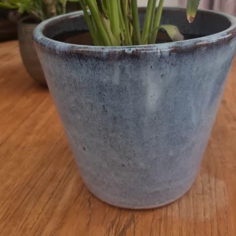 Blue Ceramic Pot