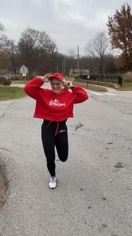 Fire Red Cropped Statement Hoodie - Customer Photo From Merry Mullins
