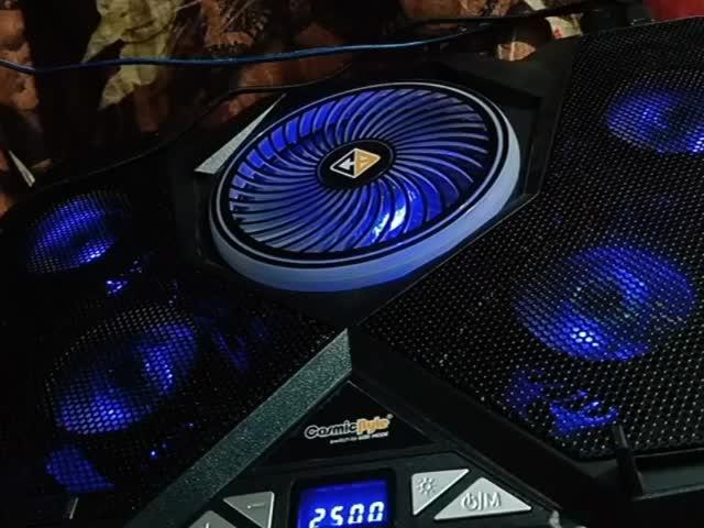 Cosmic Byte Cyclone RGB Laptop Cooling Pad - Customer Photo From Om Debasish
