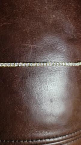 Kaylee 18k White Gold Plated Necklace with Cubic Zirconia Crystals - Customer Photo From Kristin b.