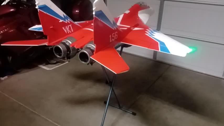 Freewing MiG-29 Fulcrum Red Star Twin 80mm EDF Jet with Thrust Vectoring - PNP - Customer Photo From Ricky Thrower