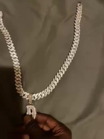 Custom Letters Freibeuter Font Necklace - Customer Photo From Carlos S.