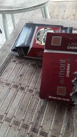 Du Mont Cherry Cigarillos (King Size) - Pack (20 Cigarettes) - Customer Photo From Karl Kayniuk