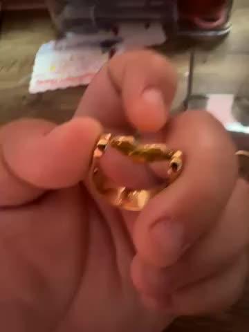 Heart-Shaped Solid Spinner - Customer Photo From Ethany K.
